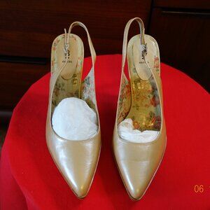 Bakers Bone Slingback Heels